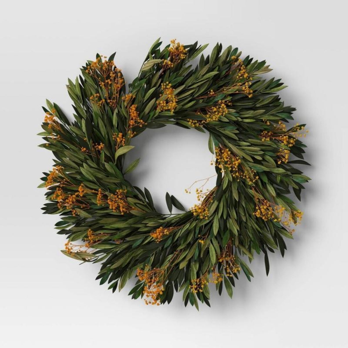 Floral Preserved Wreath Multi Colored - Threshold | AllSurplus | Cincinnati