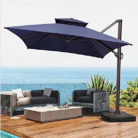 Blue Patio Umbrellas 10 x10 | AllSurplus | Pittston