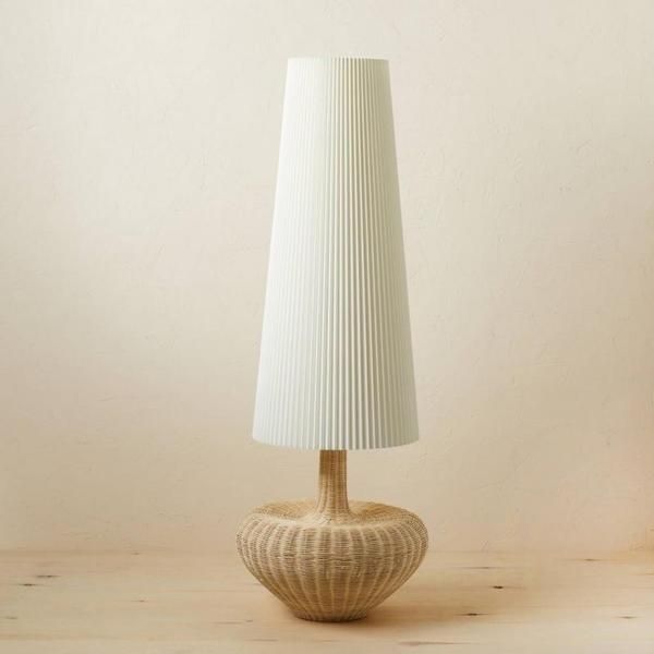 Rattan Floor Lamp (Includes outlets LED Light Bulb) Brown - Opalhouse™ designed with Jun