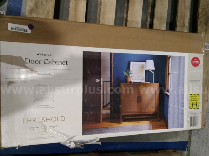 Threshold Warwick 2 newest Door Cabinet - Brown