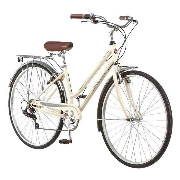 cream schwinn bike