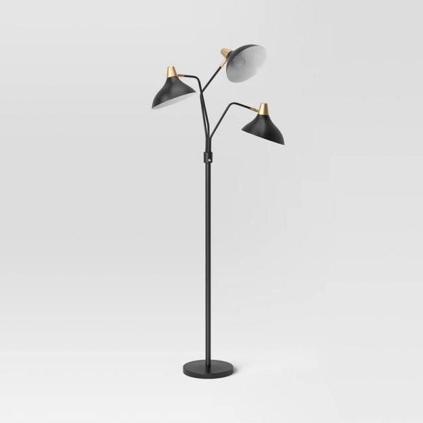 threshold black floor lamp