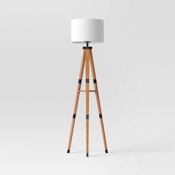 threshold wood floor lamp