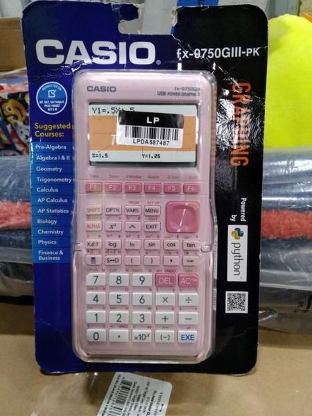 Casio fx 9750GIII Pink Graphing Calculator AllSurplus