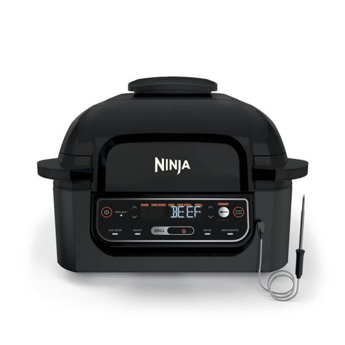 Ninja Foodi Smart 5-in-1 Indoor Grill with 4qt Air Fryer - Black ...