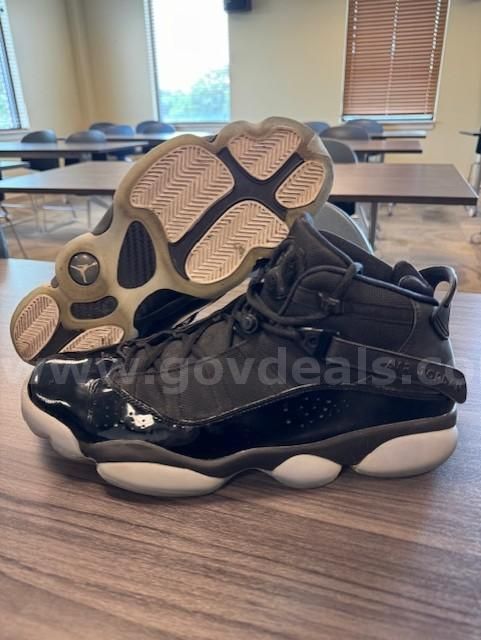 NIKE AIR JORDAN 6 RINGS BLACK ICE 322992 011 MENS SHOES SIZE 13 PREOWNED NO BOX AllSurplus