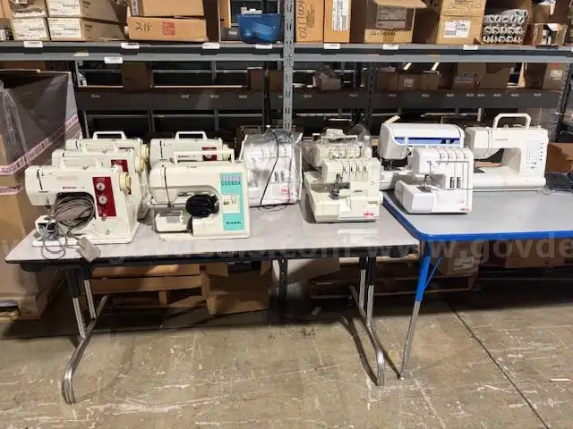 1 Lot of 11 Sewing Machines