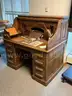 Antique Oak Roll-Top Desk – Standard Desk Company (c. 1900)
