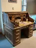 Antique Oak Roll-Top Desk – Standard Desk Company (c. 1900)