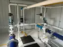 Saltwater Disposal Skid, Enclosed, 40,000 BPD, 1500 PSI, Power Service, UNUSED