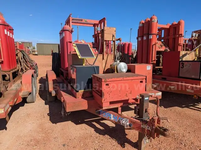 BOP Accumulator/Closing Unit, w/8-Tank Hydraulic System, Trailer Mounted, Qty 1
