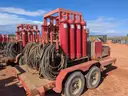 BOP Accumulator/Closing Unit, w/8-Tank Hydraulic System, Trailer Mounted, Qty 1