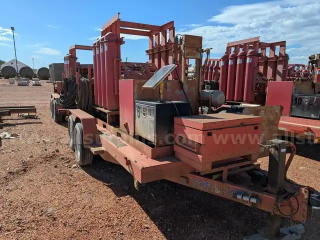 BOP Accumulator/Closing Unit, w/8-Tank Hydraulic System, Trailer Mounted, Qty 1