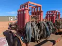 BOP Accumulator/Closing Unit, w/8-Tank Hydraulic System, Trailer Mounted, Qty 1