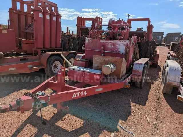 BOP Accumulator/Closing Unit, w/8-Tank Hydraulic System, Trailer Mounted, Qty 1