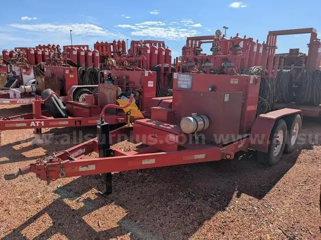 BOP Accumulator/Closing Unit, w/8-Tank Hydraulic System, Trailer Mounted, Qty 1
