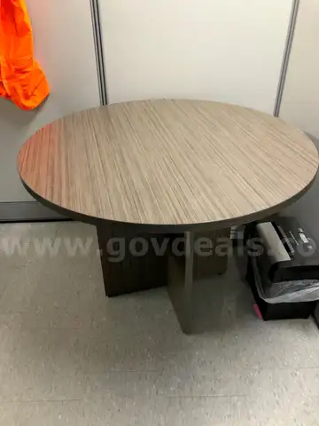 Grey Round Tables