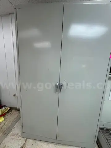 Lot of 2, 2 Door Cabinets With Shelves