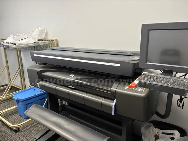 Lot of Two Printer/Plotter/Scanners (Suggest for Parts Only)