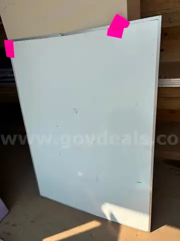 Lot of 2, Non- Magnetic Whiteboard