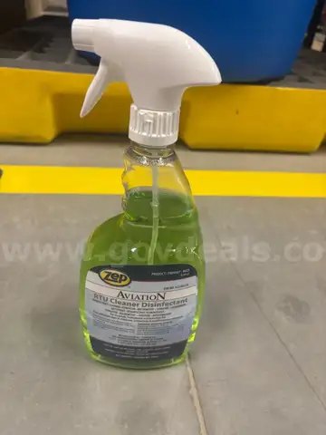 Lot of 3 Skids of Zep Avaiation Generic Disinfectant 1L Spray Bottles *Shelf Life Expired*