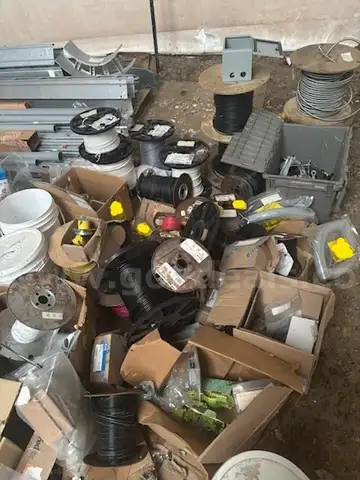 Lot of Miscellaneous Building Materials and Cabling