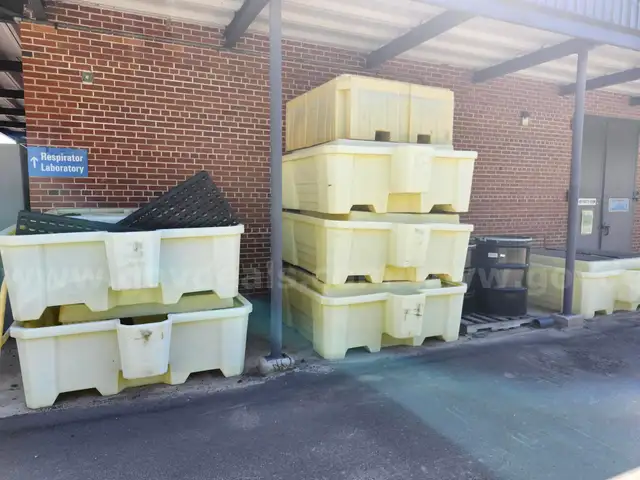 Lot of 7 Spill Containment Trays