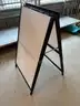 Lot of 2, AKTOP Black A Frame Stand and Plastic Poster Board - 24&#x22; x 36&#x22;