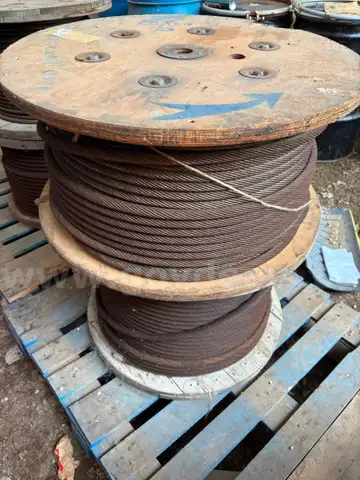 3 Reels of 3/4&#x201D; Cable and 1 Reel of 5/8&#x201D; Cable