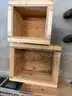 Lot of 2, Wooden Crates
