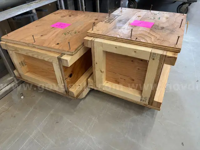 Lot of 2, Wooden Crates