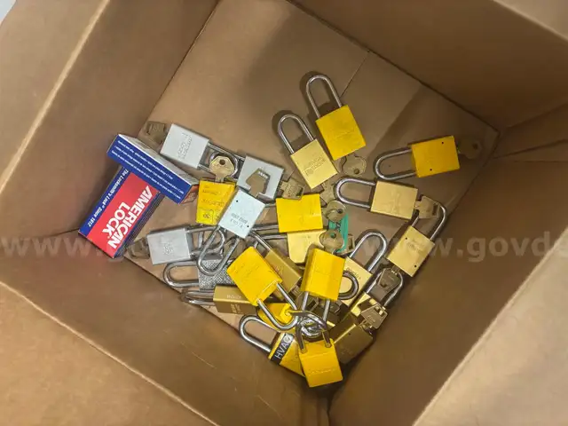 Lot of Loto Locks *with keys*