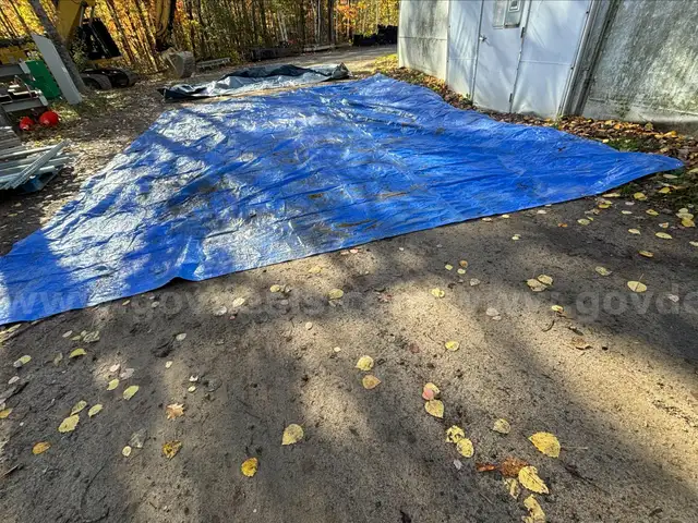 Lot of 2, Tarps - 26&#x27; L x 19&#x27; W
