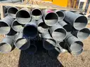 560&#x27; OF 6&#x22; UNDERGROUND GREY DBII PVC CONDUIT and 8 Pieces of 6&#x27; INCH UNDERGROUND GREY DBII PVC 90 DEGREE FITTINGS