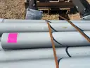 560&#x27; OF 6&#x22; UNDERGROUND GREY DBII PVC CONDUIT and 8 Pieces of 6&#x27; INCH UNDERGROUND GREY DBII PVC 90 DEGREE FITTINGS