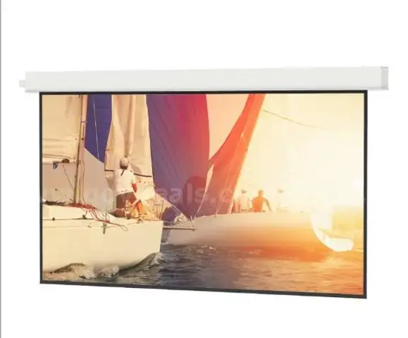 Da-Lite Advantage Series is a recessed ceiling mounted electric projection screen