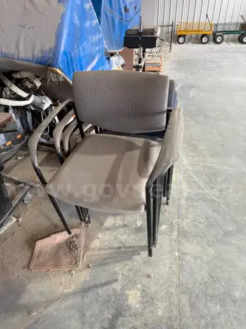 Lot of (5) Padded Chairs