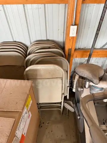 Lot of (14) Metal Chairs
