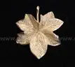 14K Yellow Gold Maple Leaf Design Pin/Brooch, 12.6 Grams