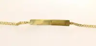 20K Yellow Gold Phoenix/Dragon Design ID Type Bracelet, 8.2 Grams