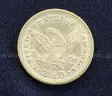 Graded 1906 U.S. $2.50 Liberty Head Gold Coin, 4.1 Grams