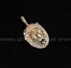 14K Yellow Gold Lion&#x27;s Head Design Pendant, 4.2 Grams