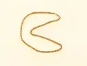 14K Yellow Gold Double Link Design Necklace, 18.8 Grams
