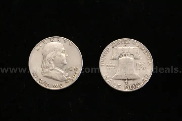74 Silver U.S. Franklin Half Dollar Coins