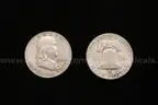 74 Silver U.S. Franklin Half Dollar Coins