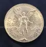 1947 Gold Mexico 50 Peso Coin, 41.6 Grams
