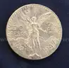 1947 Gold Mexico 50 Peso Coin, 41.6 Grams