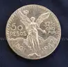 1947 Gold Mexico 50 Peso Coin, 41.6 Grams