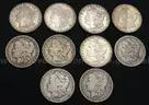 10 Silver U.S. Morgan Dollar Coins