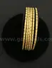 6- 21K Yellow Gold Bangle Bracelets, 46.2 Grams